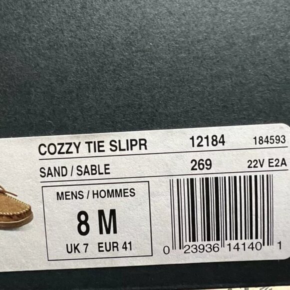Florsheim Mens Cozzy Tie Slipper Sand Size 8 M main image 6